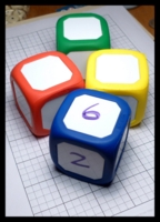 Dice : Dice - 6D - Dry Erase Dice by Learning Advantage - Teachers Supply Store Oct 2016